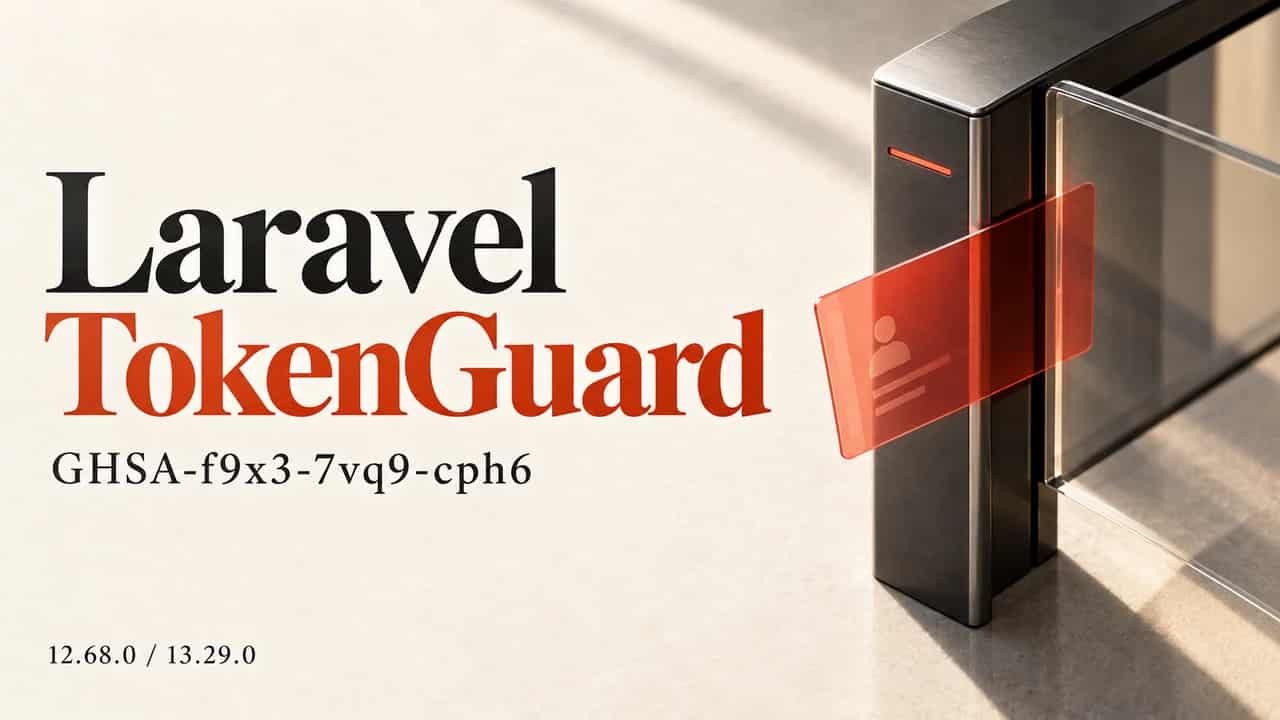Critical Laravel TokenGuard flaw: how to check and update your API