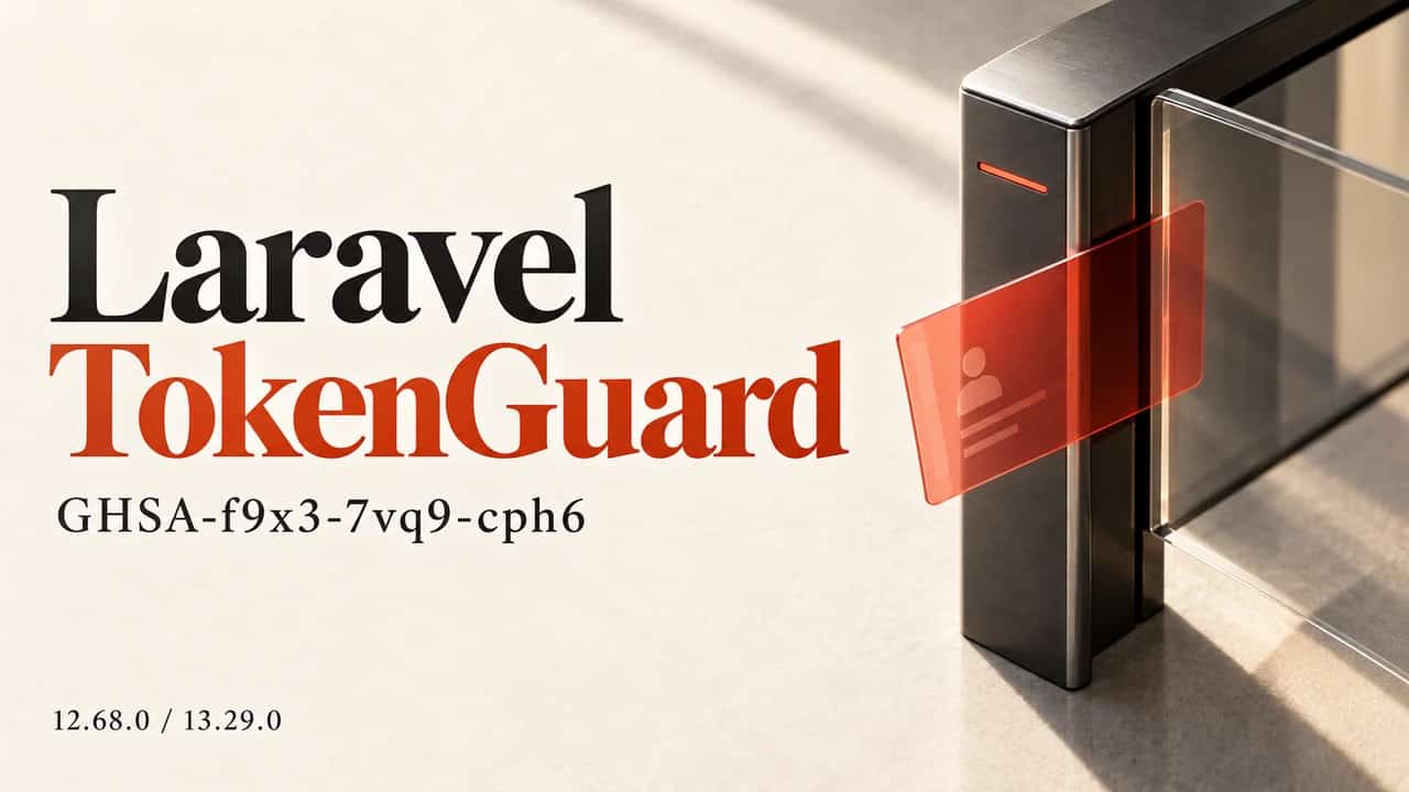 Critical Laravel TokenGuard flaw: how to check and update your API