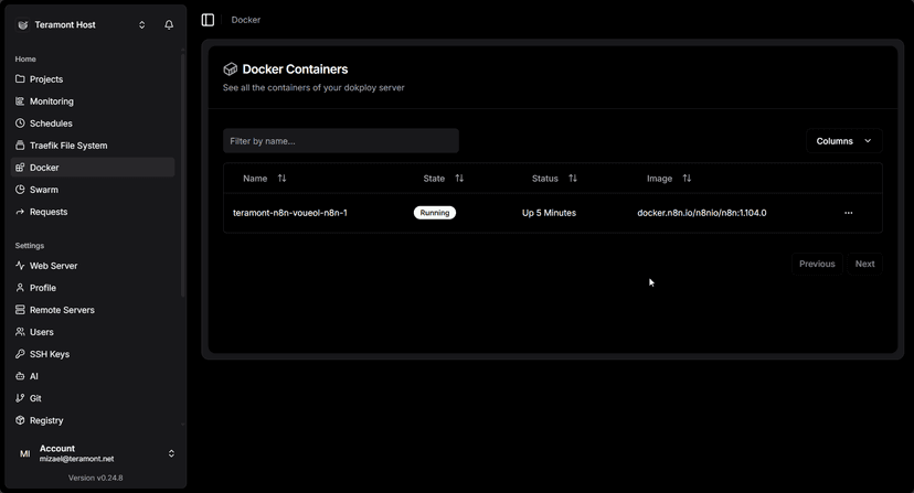 Dokploy Docker Management