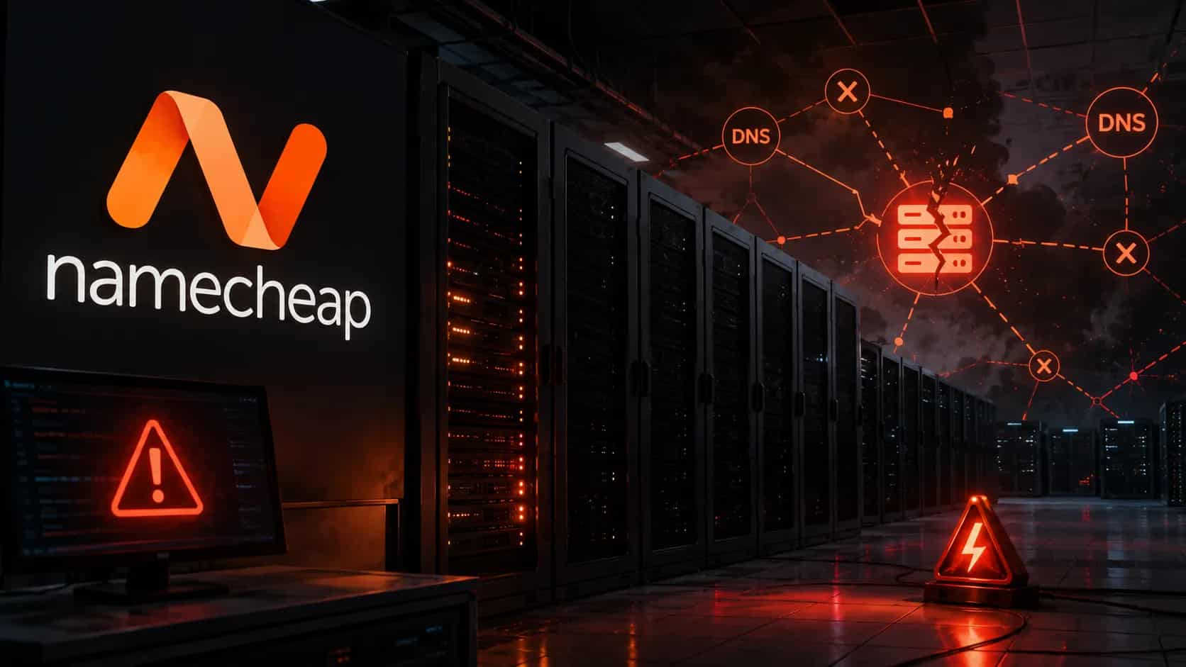 Namecheap outage today: Phoenix power failure hits DNS and hosting