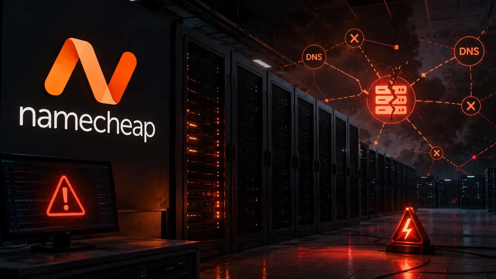 Namecheap outage today: Phoenix power failure hits DNS and hosting