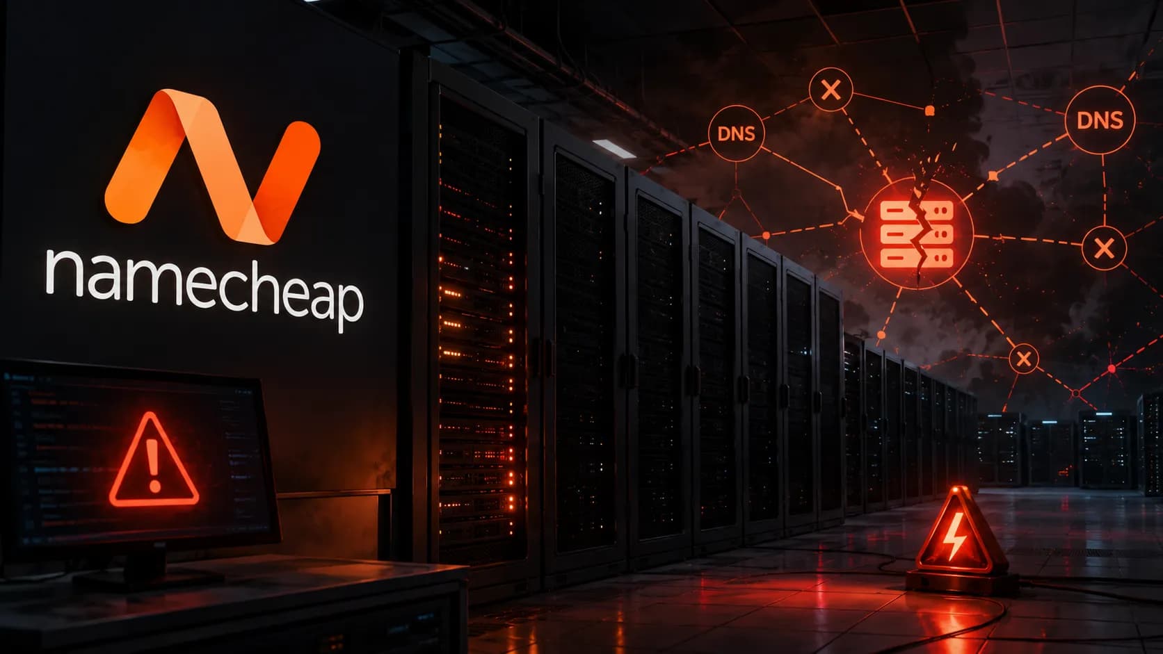 Namecheap outage today: Phoenix power failure hits DNS and hosting
