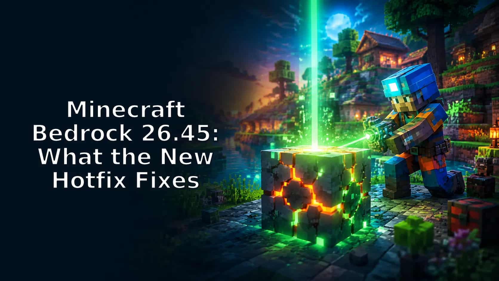 Minecraft Bedrock 26.45: What the New Hotfix Fixes