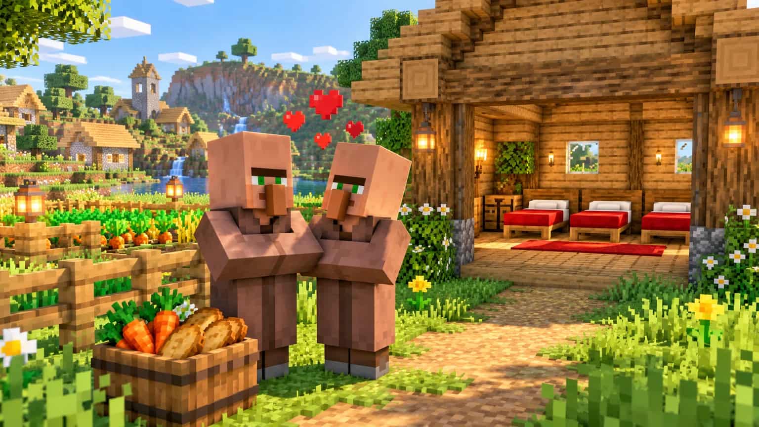 How to breed villagers in Minecraft Java and Bedrock