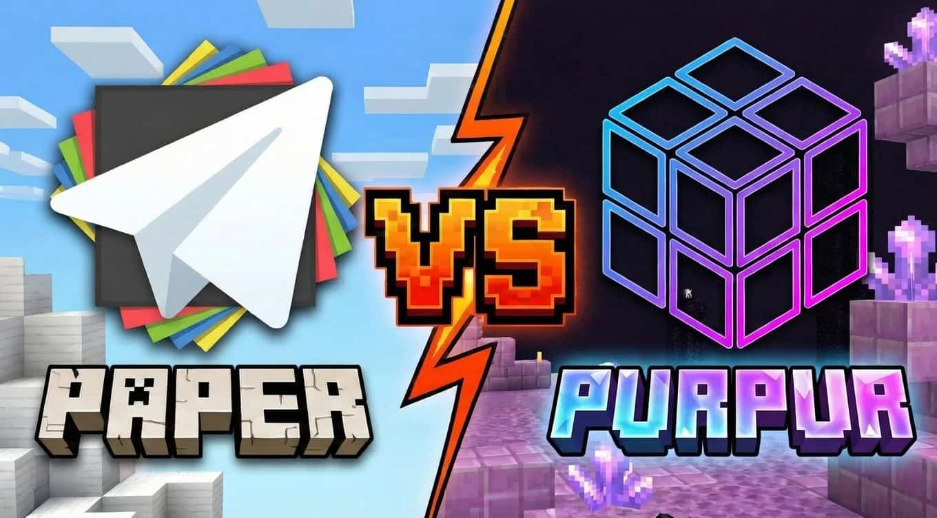Purpur vs Paper: La Batalla Definitiva por el Rendimiento de tu Servidor
